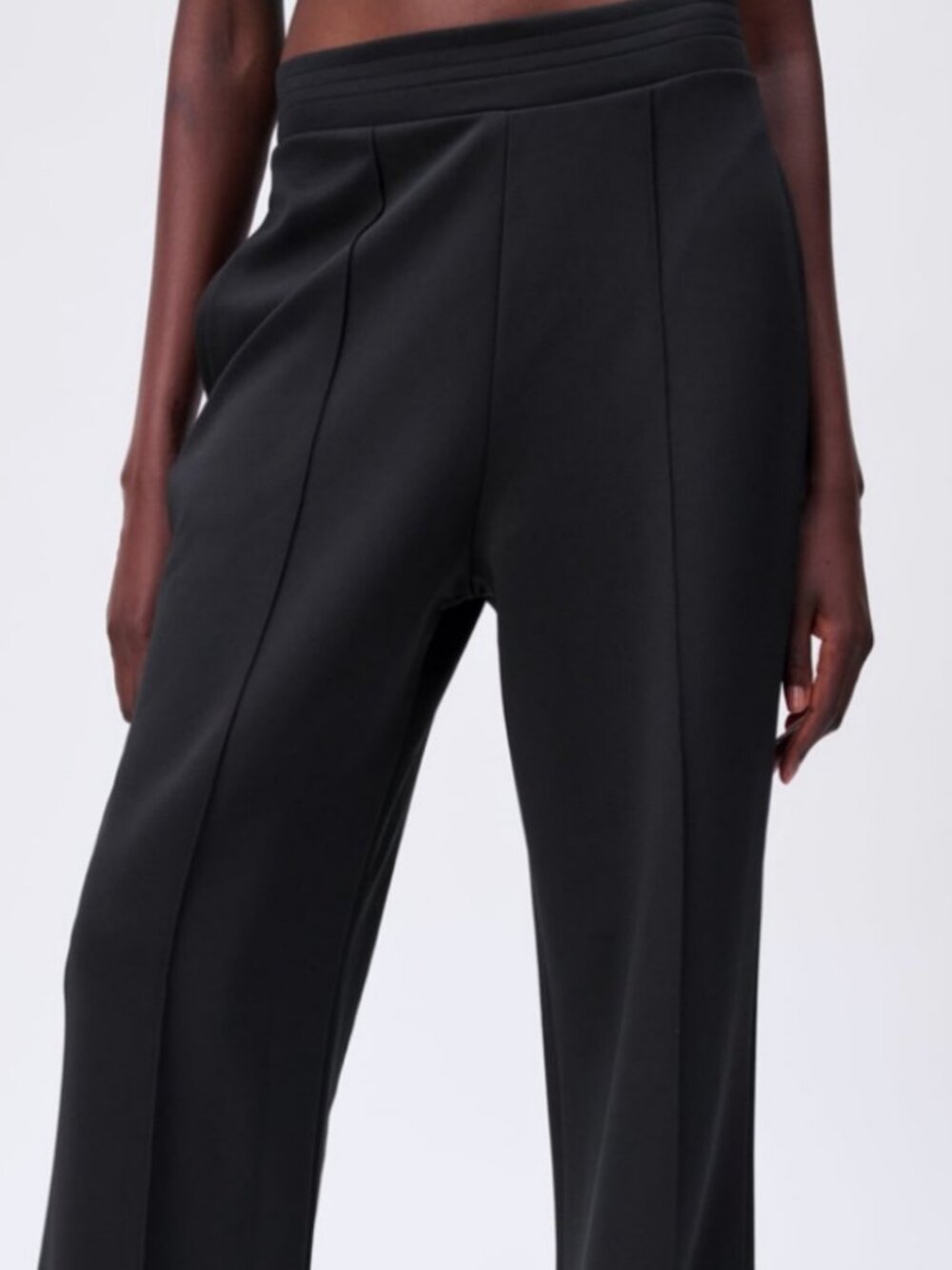 Zara SLIT CUFF WIDE LEG PANTS